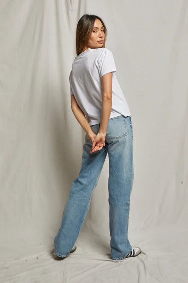 HARLEY cotton boxy crewneck tee