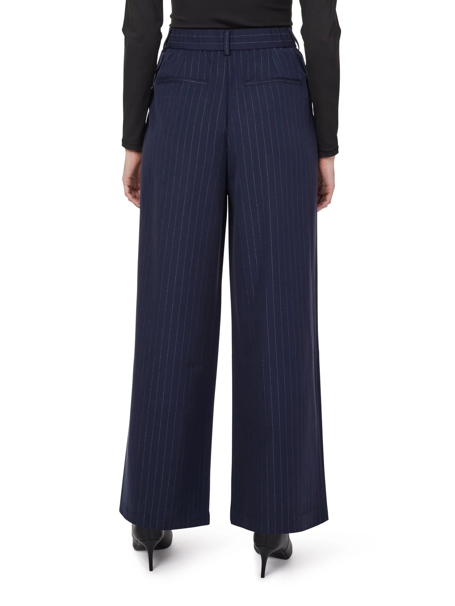 PINSTRIPE TROUSER IN DARK SAPPHIRE