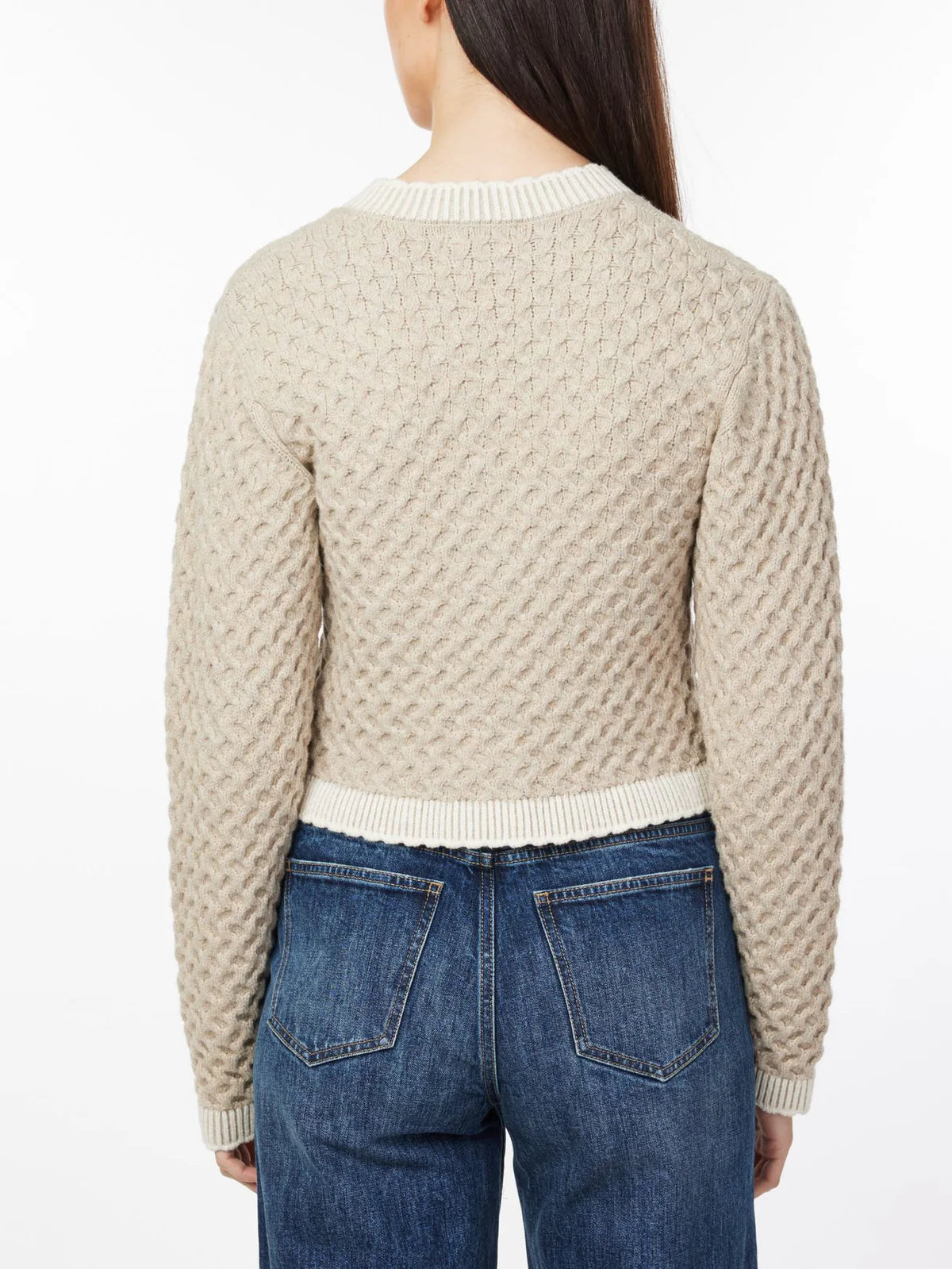 Long Sleeve Sweater Cardigan - Oatmeal Heather