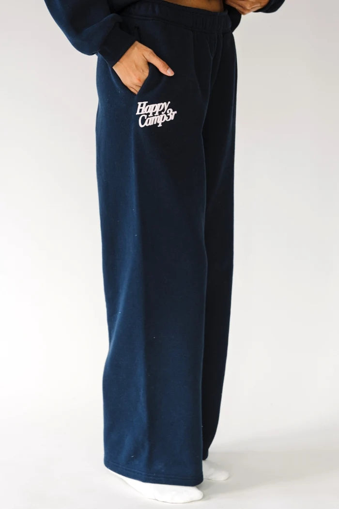 Happy Camp3r Navy Puff Series Sweatpants