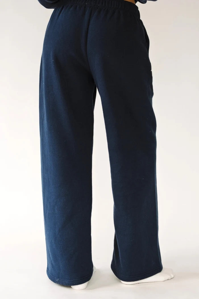 Happy Camp3r Navy Puff Series Sweatpants