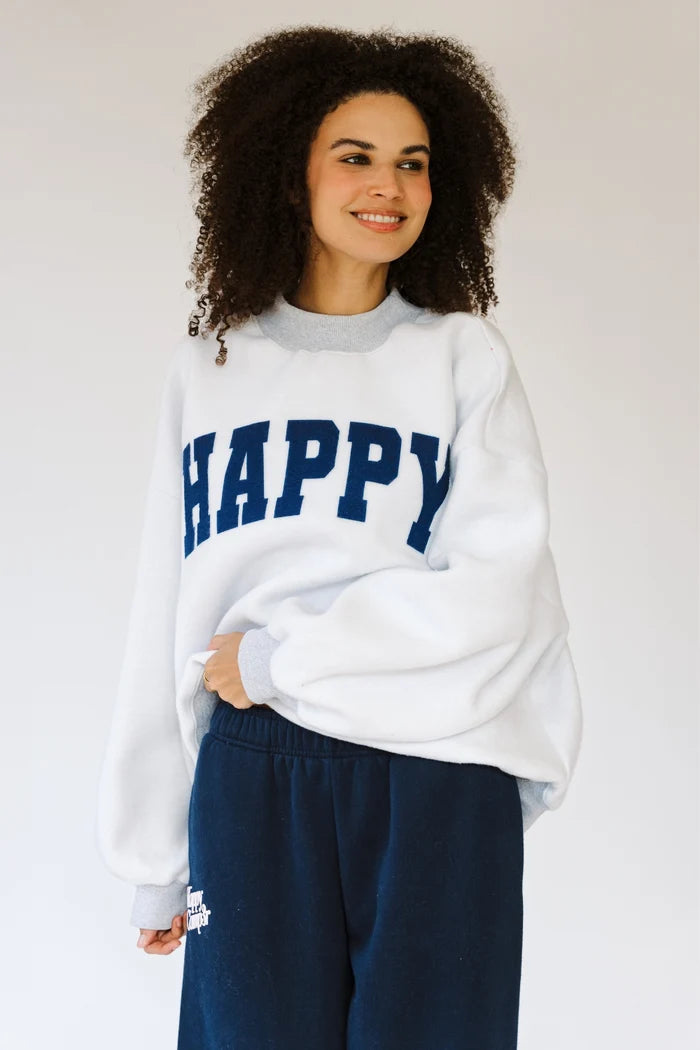Happy Camp3r Reversible Plush Fleece Mockneck