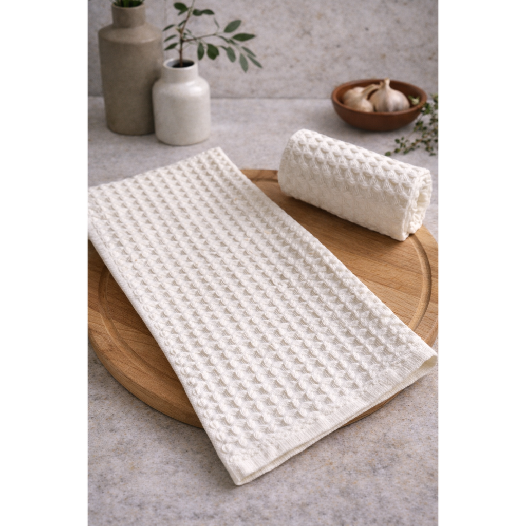 2pc Kitchen Waffle Towel Set
