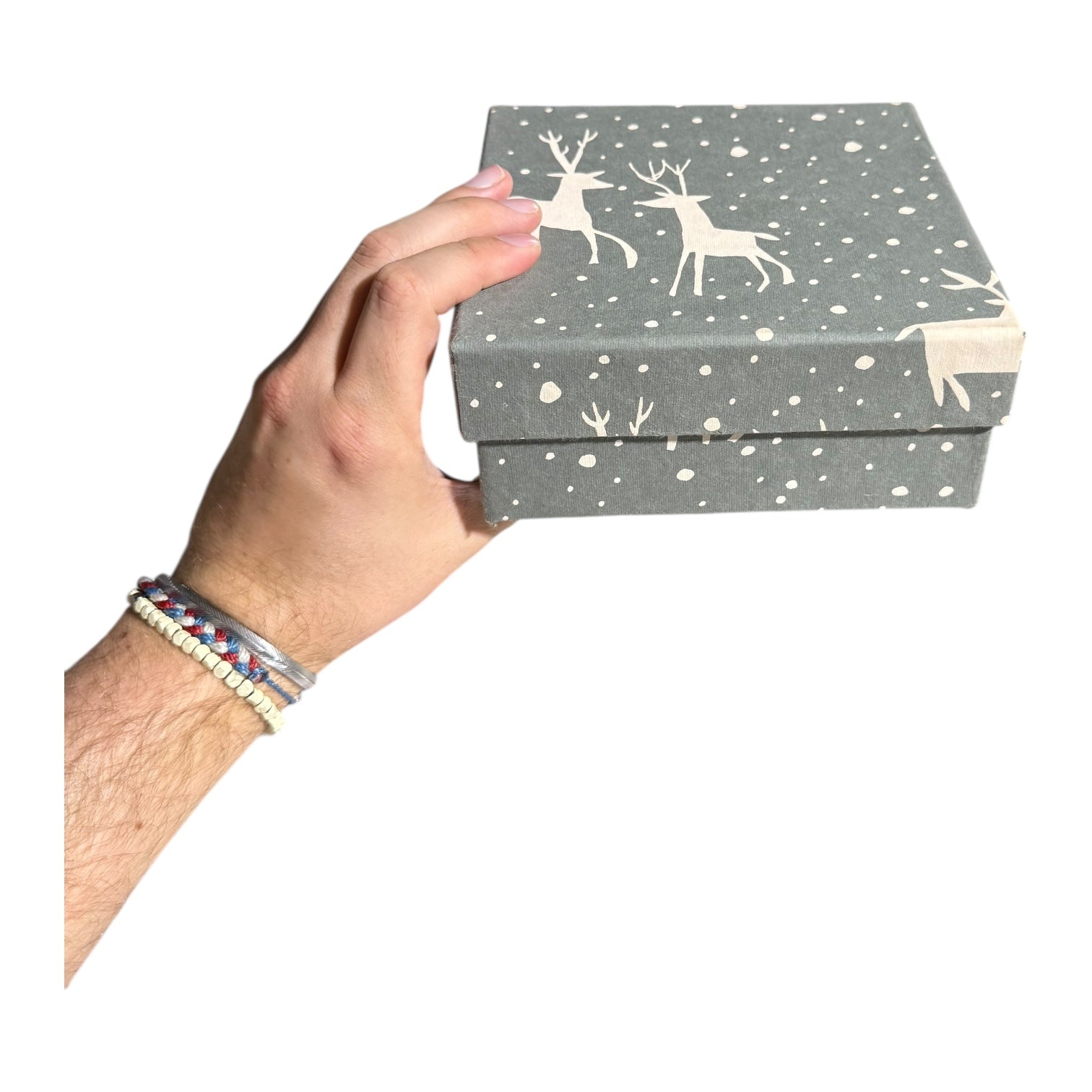 Handmade Holiday Square Gift Boxes | 5 Sizes