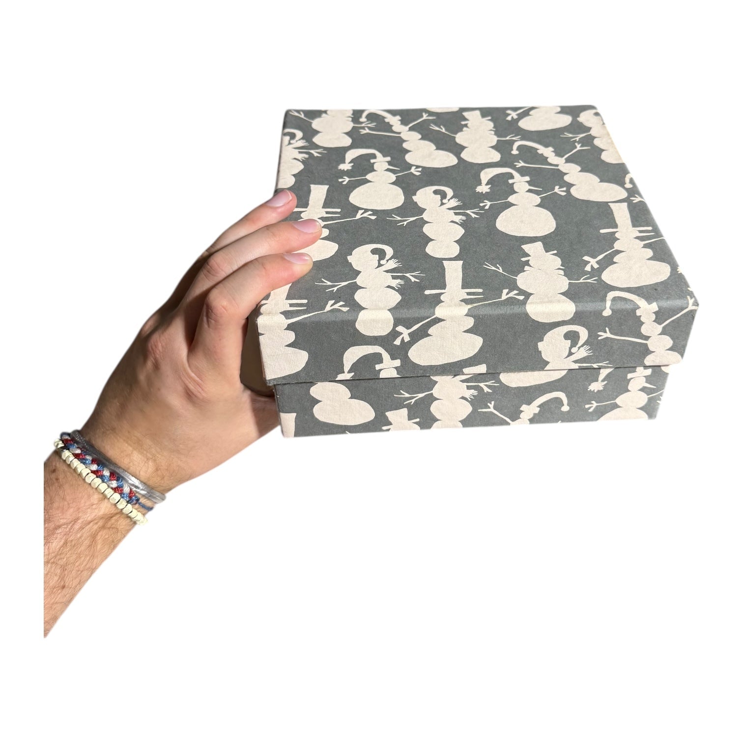 Handmade Holiday Square Gift Boxes | 5 Sizes