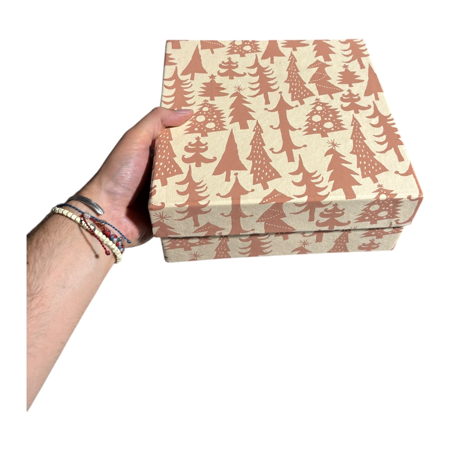 Handmade Holiday Square Gift Boxes | 5 Sizes