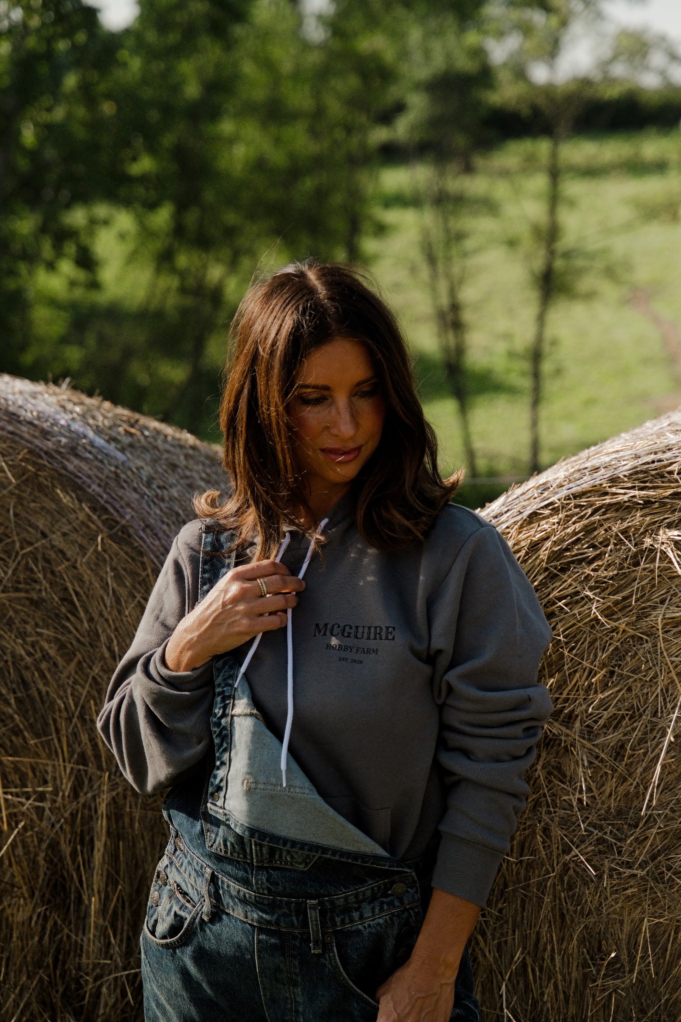McGuire Hobby Farm Highland Cow Hoodie | Soft Farmhouse Sweatshirt