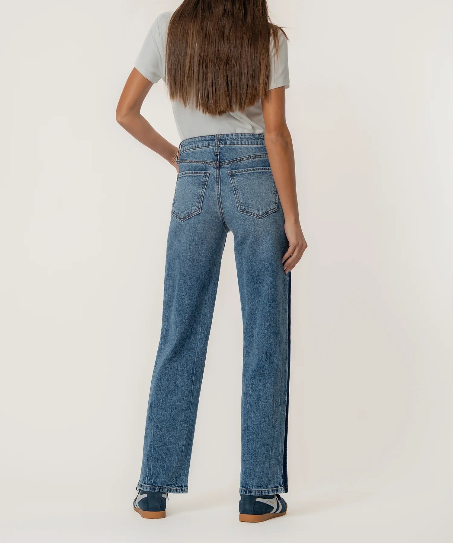 KUT- SIENNA HIGH RISE STRAIGHT LEG-5 PKTS in BRILLIANTLY