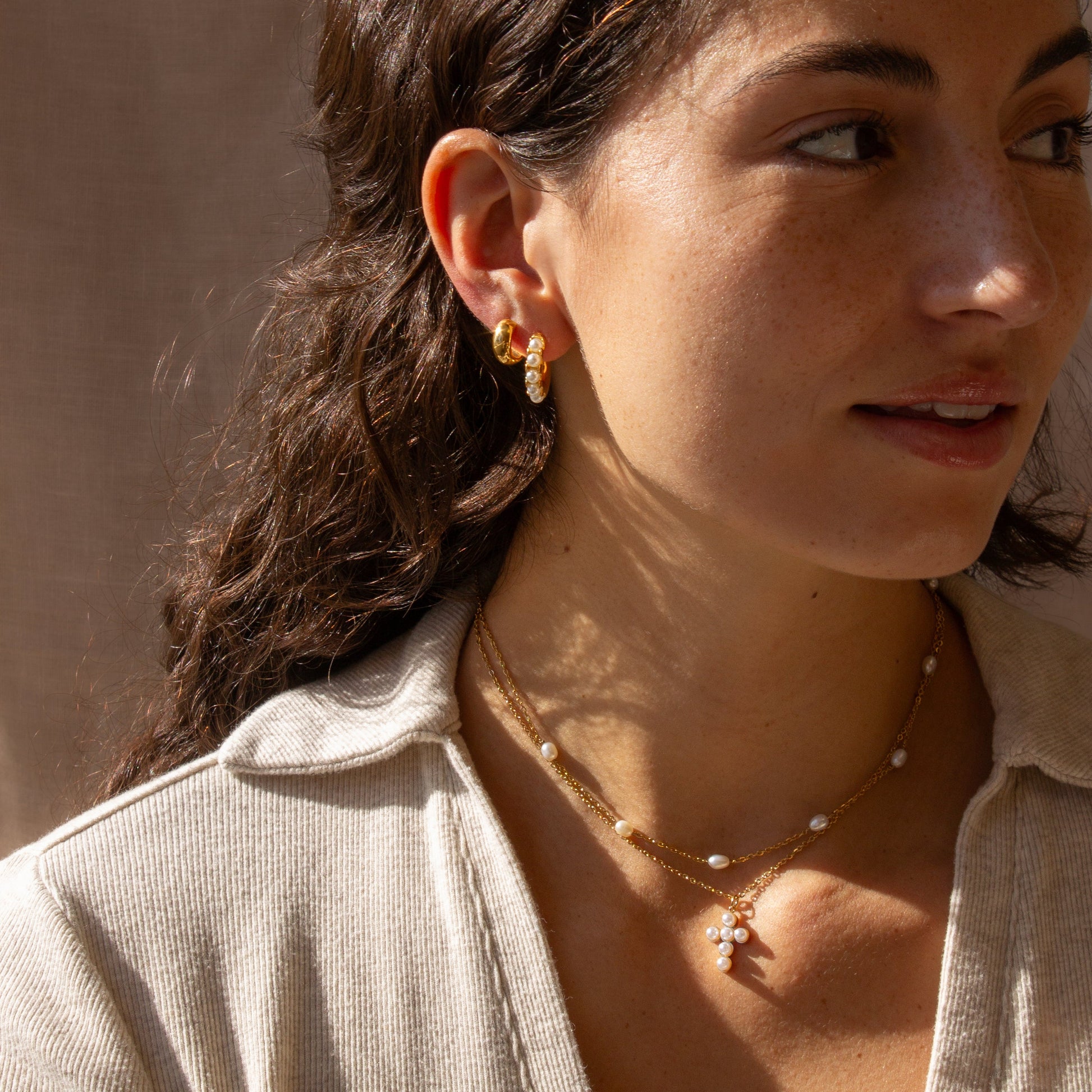 Helena Hoop Earrings