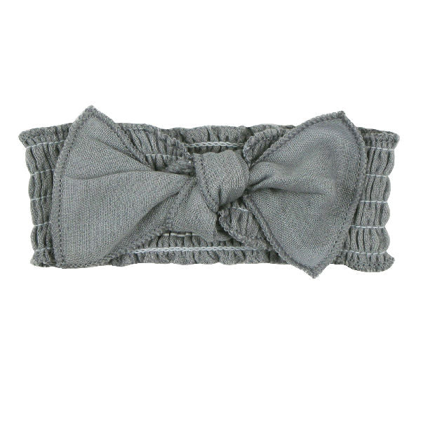 Organic Muslin Smocked Headband