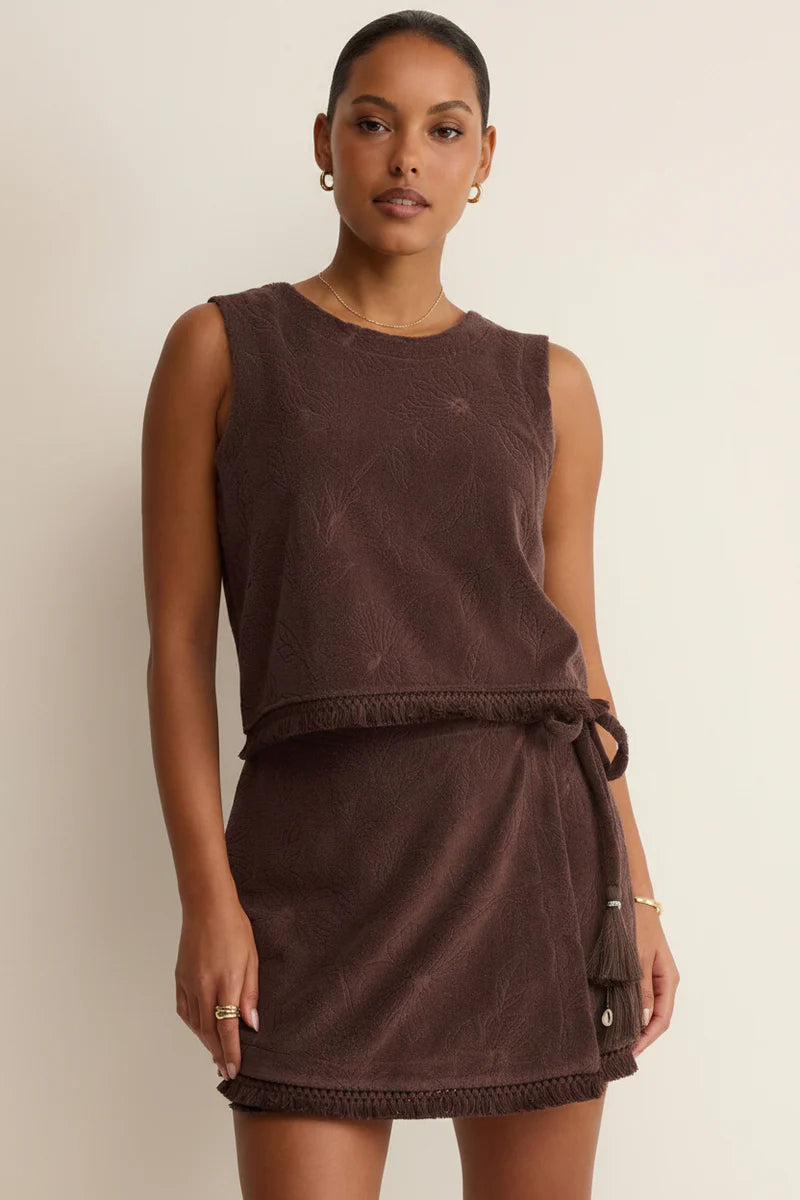 Canopy Terry Cloth Wrap Skirt