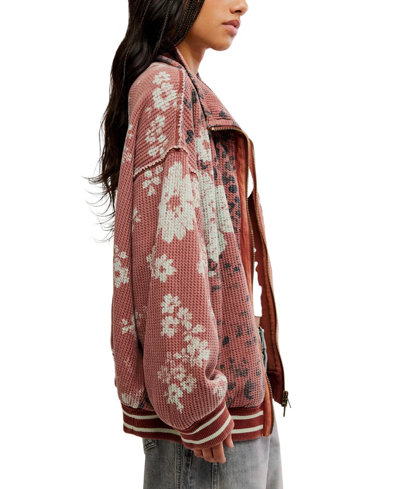 Free People Print Mix Cardi