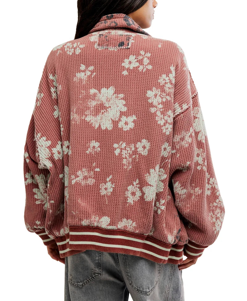 Free People Print Mix Cardi
