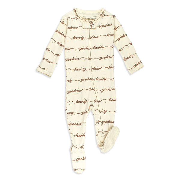 Organic 2-way Zipper Footie