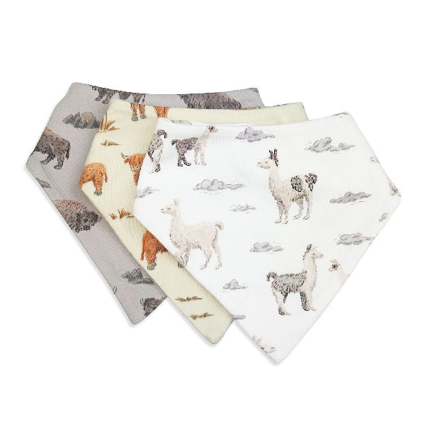 Organic Bandana Bib 3-pack