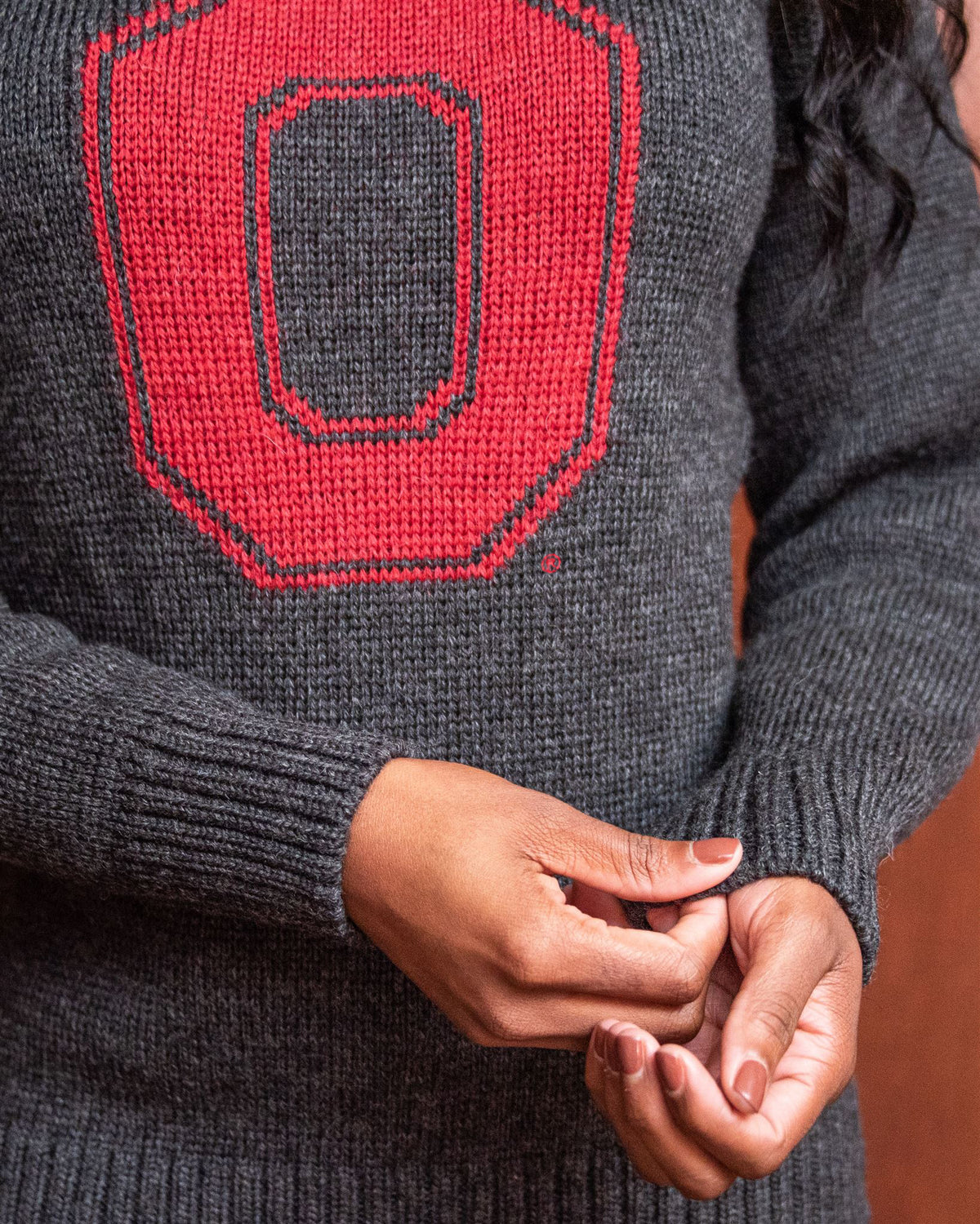 Ohio State University Merino Wool Submariner Roll-neck Sweater