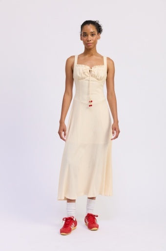 Yara Cherry Midi Dress