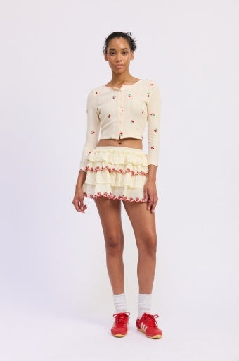 Yara Cherry Cardigan