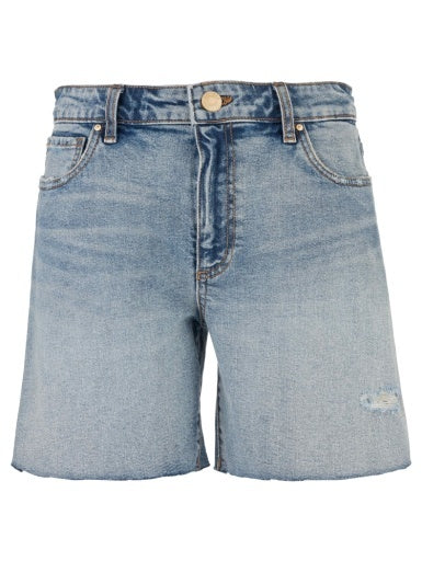 Hailey High Rise Short W/raw Hem