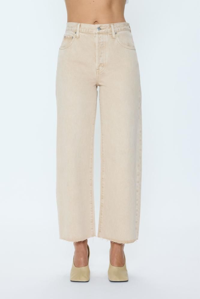 Tate Crop High Rise Bowed Wide