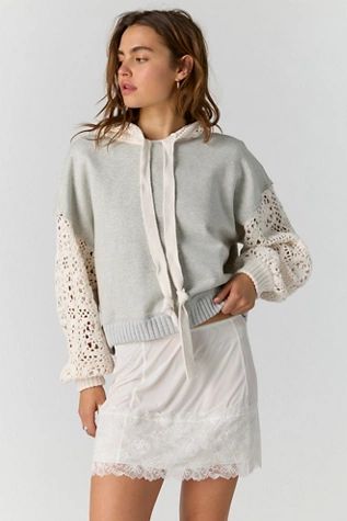Free People Laced In Hoodie