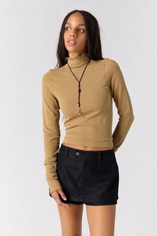 Free People So Soft Seamless Mock Neck