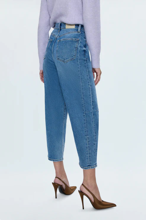 ELI - HIGH RISE BARREL JEAN in Rhythm Vintage
