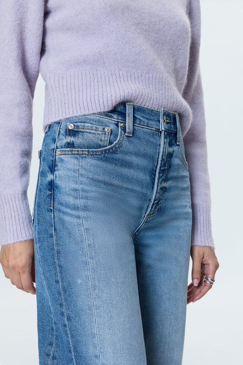 ELI - HIGH RISE BARREL JEAN in Rhythm Vintage