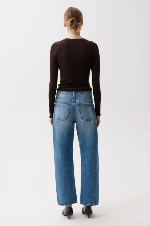 Pistola Lexi Mid Rise Bowed Straight