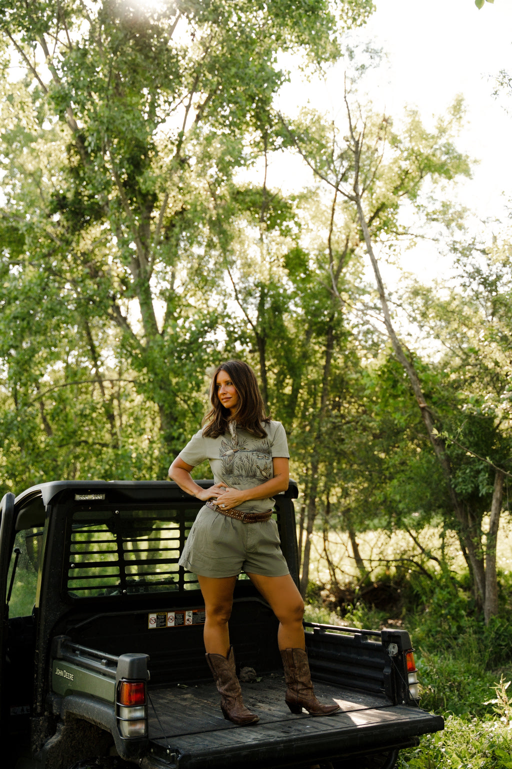 FELIX PLEATED SHORTS in soft moss