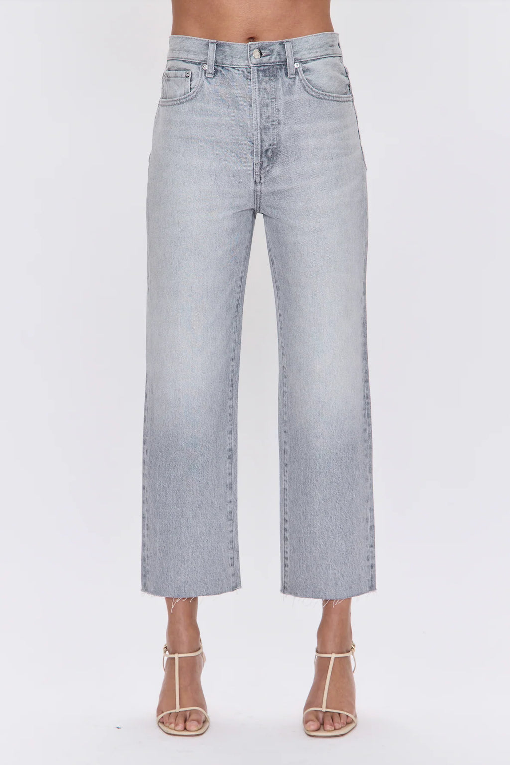 Cassie Crop Super High Rise Straight- ENIGMA