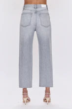 Cassie Crop Super High Rise Straight- ENIGMA