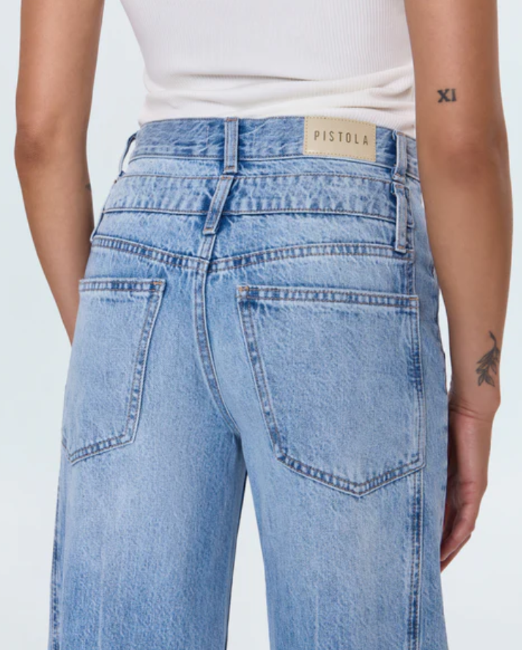 CALEB HIGH RISE RELAXED STACKED WAIST