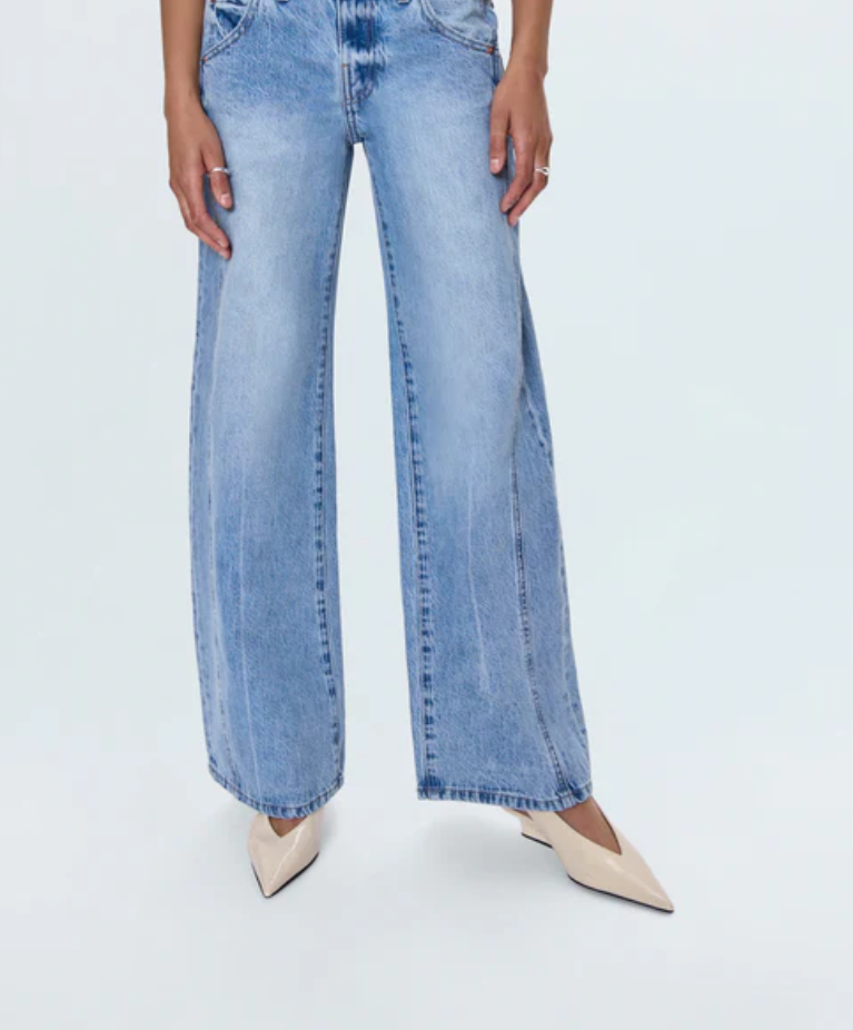 CALEB HIGH RISE RELAXED STACKED WAIST