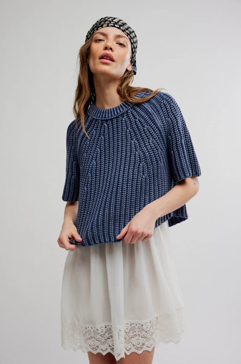 AMY SWEATER TEE- NAVY ACADEMY