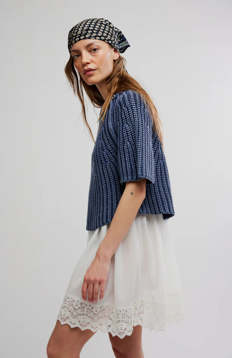 AMY SWEATER TEE- NAVY ACADEMY