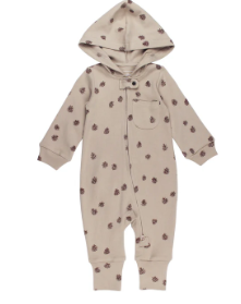 Organic Zipper Romper