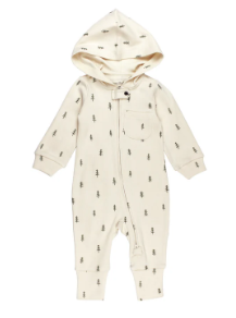 Organic Zipper Romper