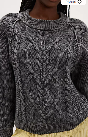 Frankie Cable Knit Sweater
