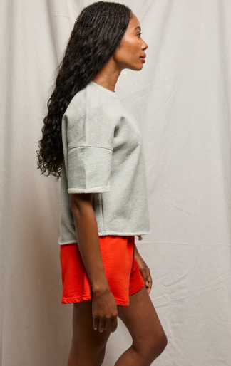 ezra french terry short sleeve sweatshirt