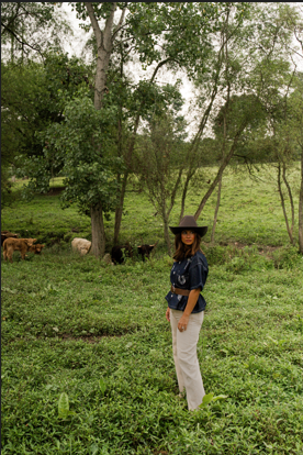 Dalston Embroidered Denim Shirt