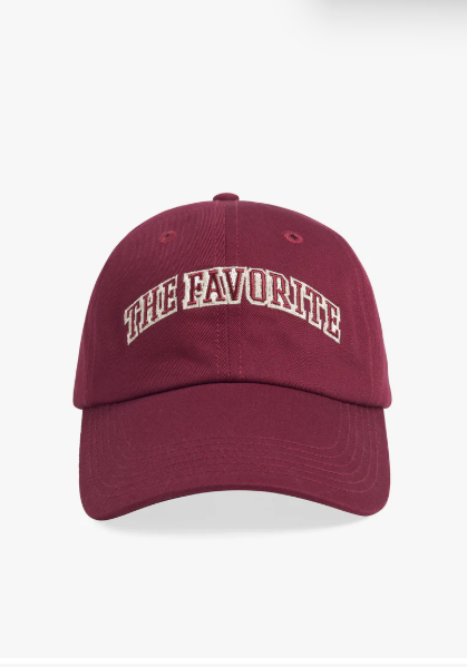 THE FAVORITE BASEBALL CAP - BURGUNDY