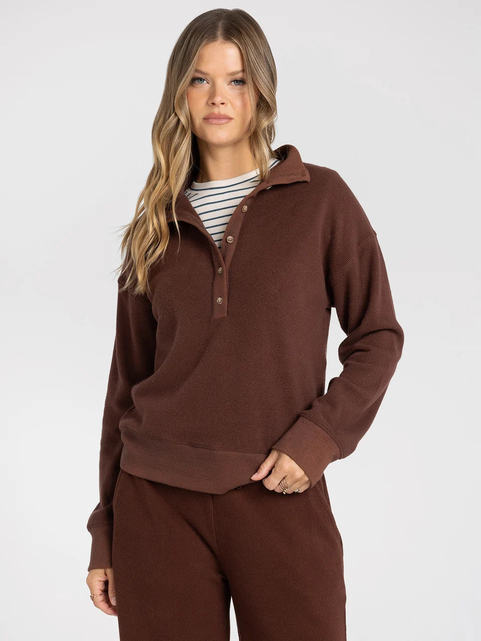 CHRISHELL HENLEY PULLOVER