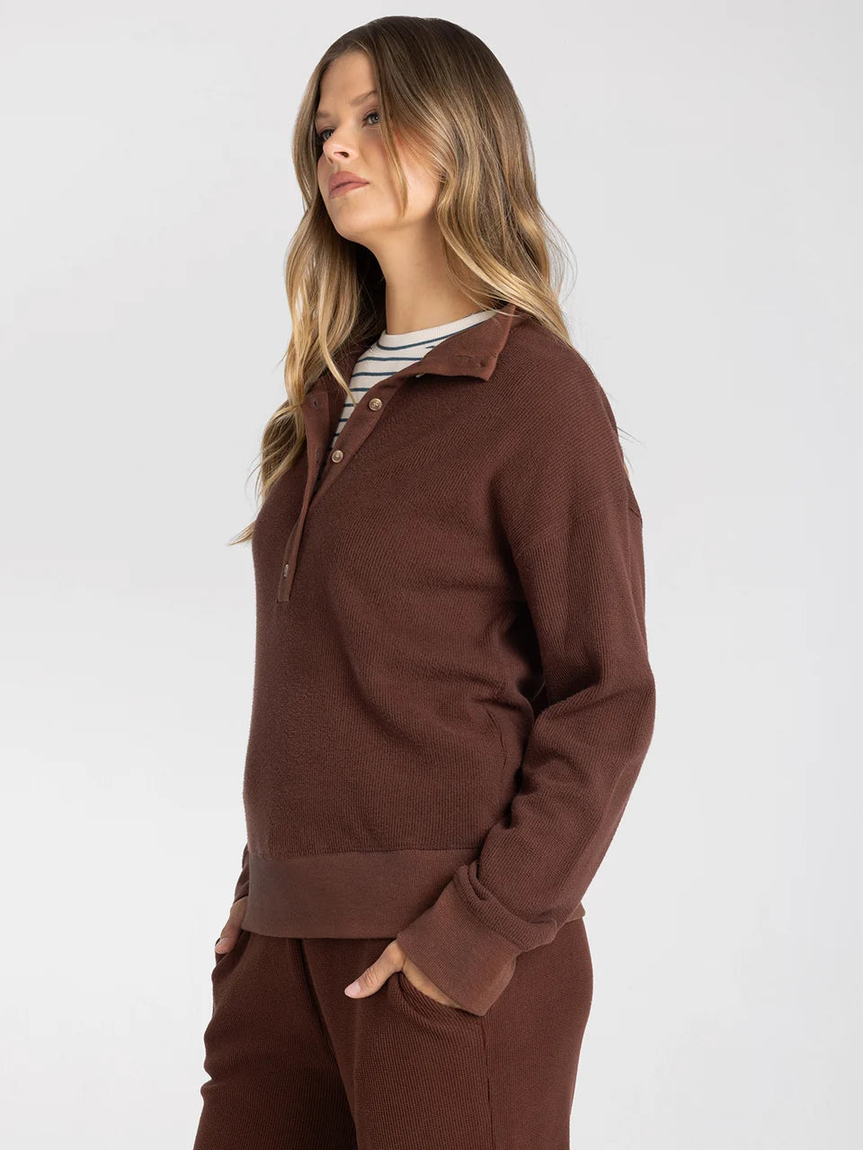 CHRISHELL HENLEY PULLOVER