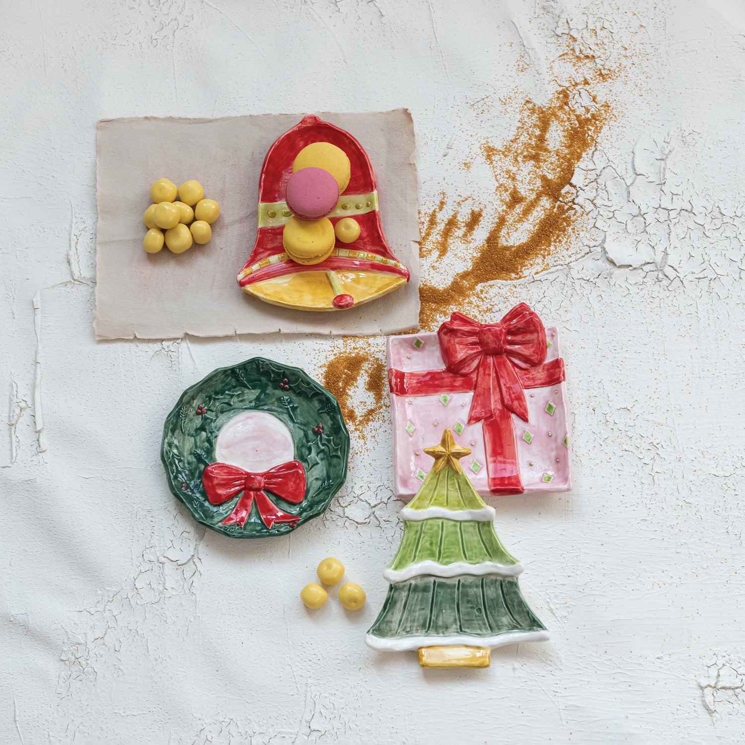 Festive Holiday Icon Tidbit Dish | 4 Styles