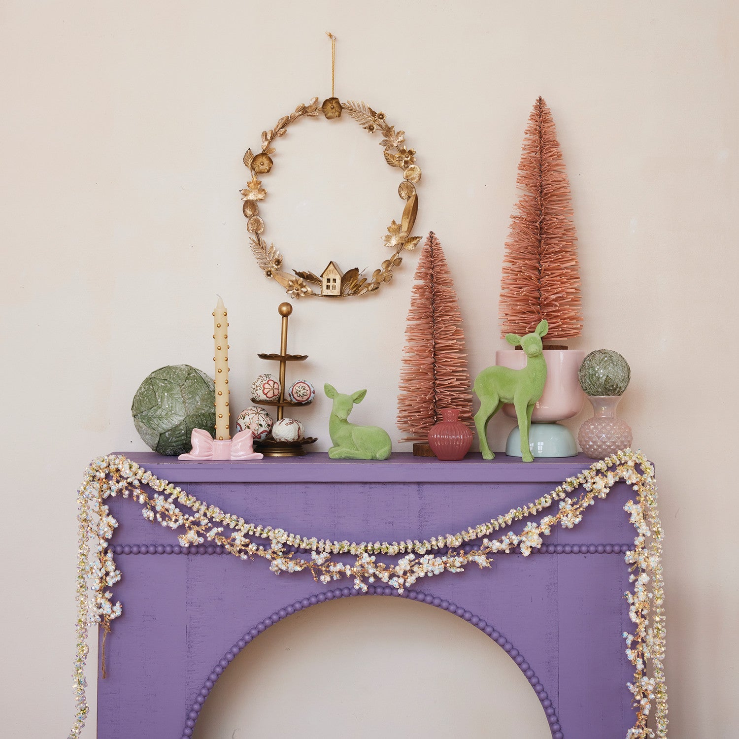 Iridescent Shimmer Foam Garland
