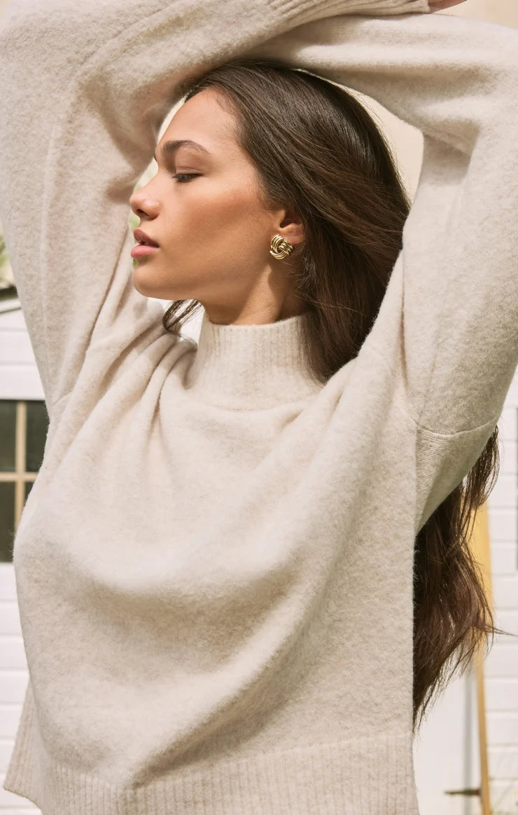 Z Supply Nessa Mock Neck Sweater