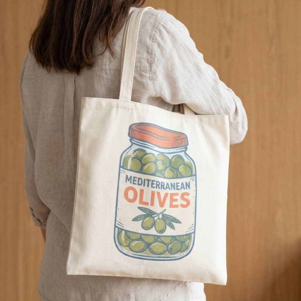 Mediterranean Olives Tote Bag