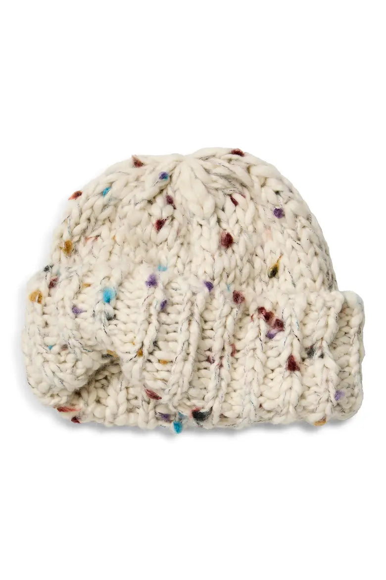 Free People Speckled Beanie and Mitten Set