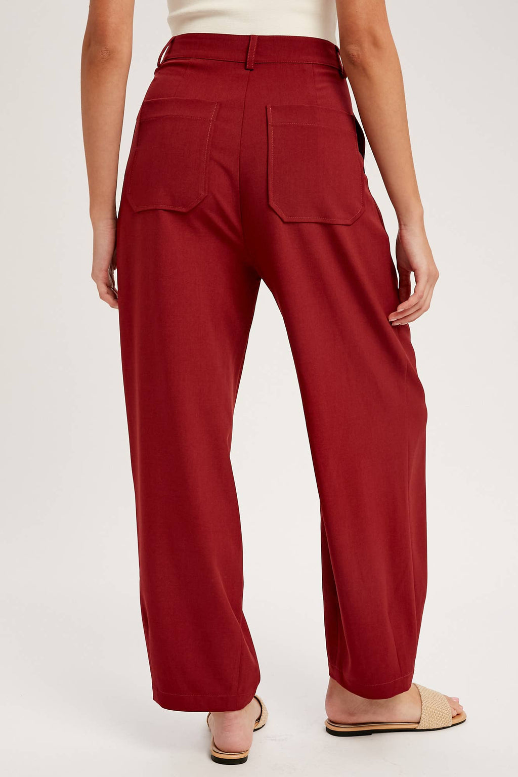 Pleated Wide-Leg Trousers LP0190
